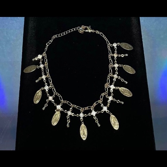 Virgin Mary Charm Bracelet (gold plated) - Picture 5 of 6